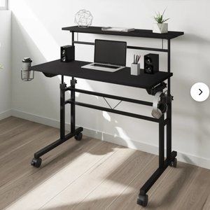 Rolling Writing Desk ( adjustable height)